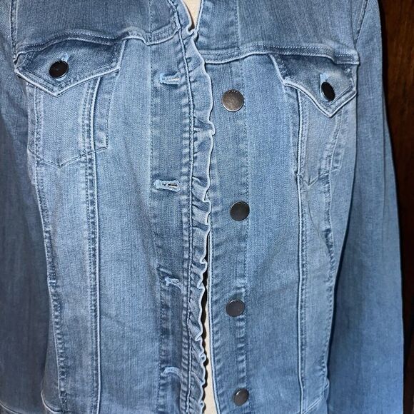 Womens‎ Chicos Denim Jacket size 0 - New - Picture 3 of 5